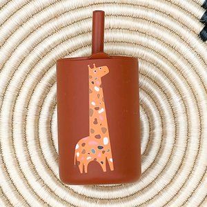 MINI Toddler Cup with Straw / Fun Mini Silicone Training Tumbler for Baby